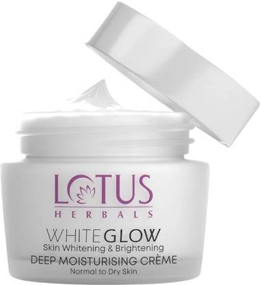 LOTUS HERBALS WhiteGlow Deep Moisturisng, SPF 20, Face for Dry skin (40g)