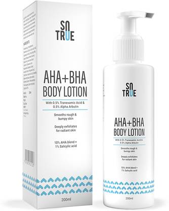 Sotrue AHA+BHA Body Lotion With 10% AHA Blend & 1% Salicylic Acid, for Dry Radiant Skin