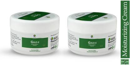 GALO-E Enriched with Aloe Vera and Vitamin E Moisturizing Cream Combo Of Two(100+100G)