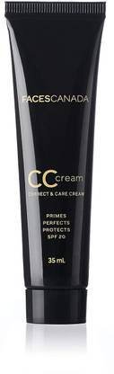 FACES CANADA CC Cream - Natural | SPF 20 Correct & Care Tinted Cream Primes Perfects Protects