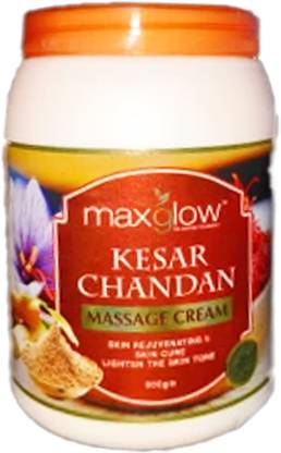 MOSKLIN MAXGLOW KESAR CHANDAN MASSAGE CREAM FOR GLOWING & SMOOTH SKIN PACK OF- 900gm x 1