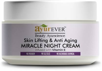 AyurEver Miracle Night Cream Skin Lifting & Anti Aging