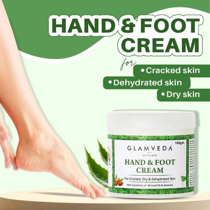 GLAMVEDA Hand & Foot Care Cream For Rough, Dry and Cracked Heel