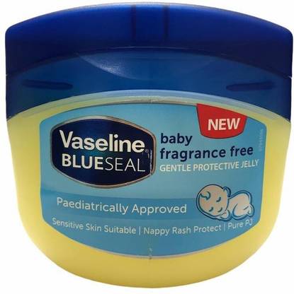 Vaseline blueseal baby fragrance free gentle protective jelly