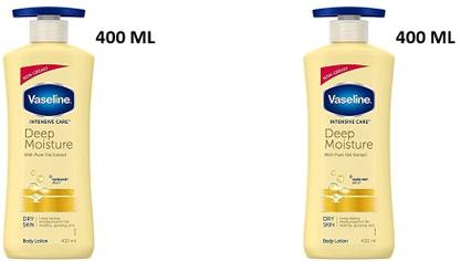 Vaseline DEEP MOISTURE BODY LOTION 400 ML X 2 NEW