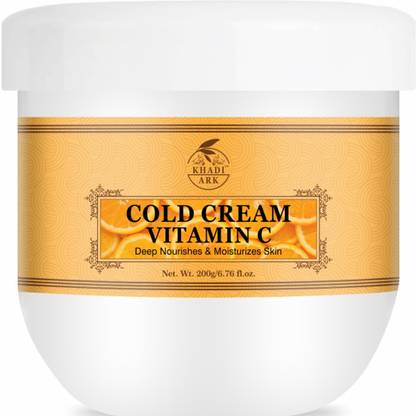 Khadi Ark Vitamin C Cold Cream for Nourishing & Glowing Skin |Non-Greasy Winter Cream