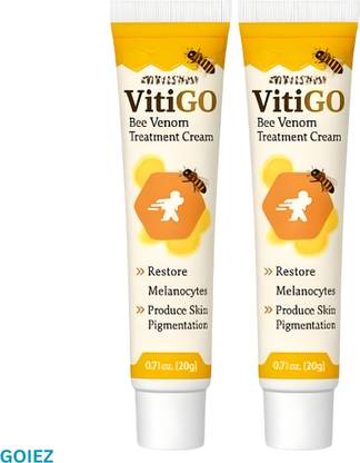 GOIEZ Night Cream For Women With Bee Venom For Vitiligo And Even Tone – Pack Of 2