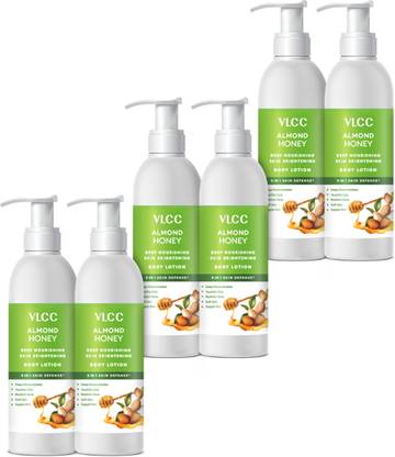 VLCC Almond Honey Deep Body Lotion Buy One Get One(Pack of 3)