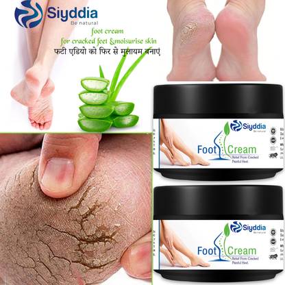SIYDDIA Foot Repair Cream For Cracked Heels, Dry Feet, Enriched With Shea & Cocoa Butter