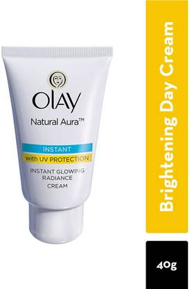 OLAY Natural Aura Radiance Cream with Vitamin B3, Pro B5, E and UV Protection