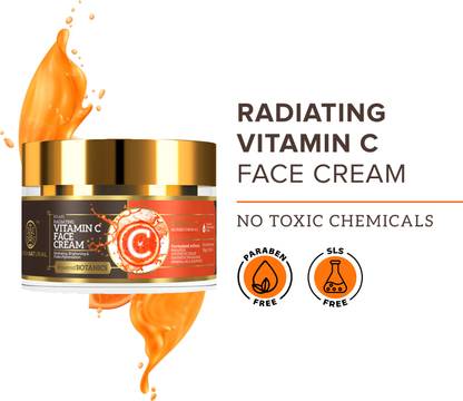 KHADI NATURAL Vitamin C Face Cream | Reducing Dark Spots | Protect dullness | Powered Botanics