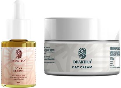 Dhartika Day Cream + Face Serum for Anti-Aging Skincare