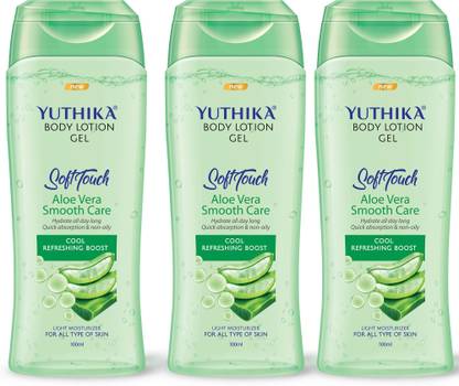 Yuthika Aloe Vera Body Lotion Gel For Women & Men (Pack OF 3)