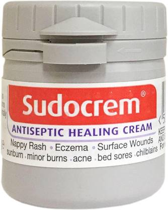 SUDOCREM Antiseptic Healing Cream for Nappy Rash, Eczema, Acne, and Minor Burns