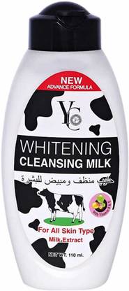 YC WHITENING CLEANSING MILK 110 GM FOR ALL SKIN TYPE MILK EXTRACT ADVANCE FORMULA