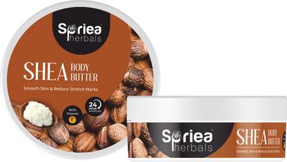 Spriea Herbals Natural Shea Butter Body Butter For Smooth Skin & Reduce Stretch Marks