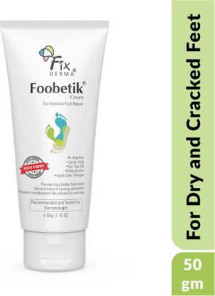 Fixderma Foobetik Cream, Foot Cream for Dry & Cracked Feet, Moisturizes & Repair Feet