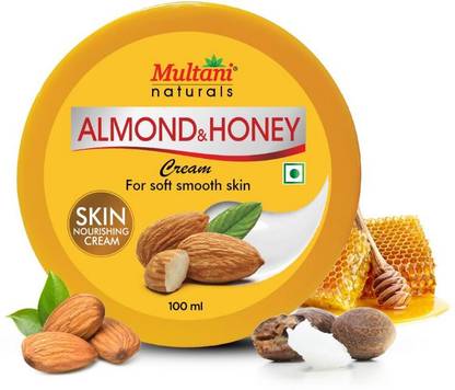 Multani Natural Almond & Honey Moisturizer Cream | Nourish & Smooth Skin -