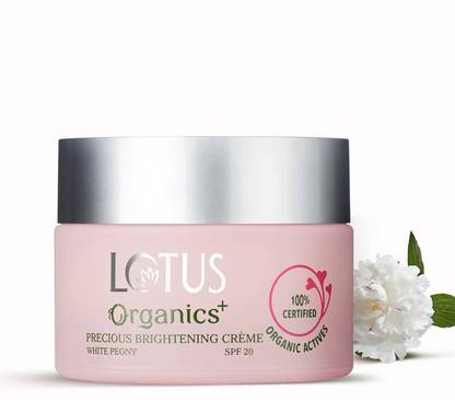 Lotus Organics LO Precious Brightening Cream white peony SPF 20 (50g)