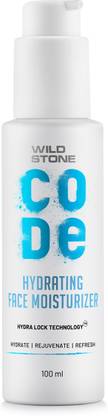 Wild Stone CODE Hydrating Face Moisturizer for Men| Light, Oil Free Moisturizer |