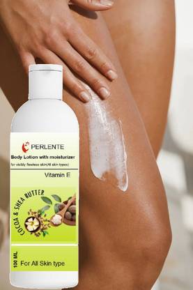 PERLENTE Cocoa Butter Body 24Hr Moisturizing Lotion for Winter