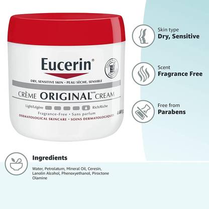 Eucerin Original Repair Cream for extremely dry and damaged skin