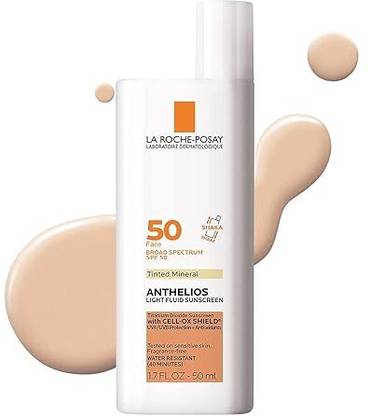 La Roche Posay Sunscreen Fluid Cream SPF 50,Tinted Minreal