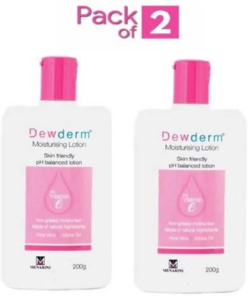 Dewderm MOISTURISING LOTION (PACK OF 2 )