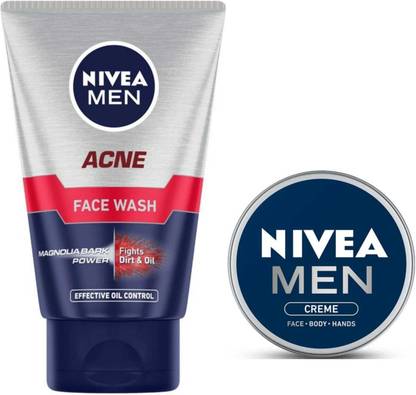 NIVEA Acne 100ml FW and Men creme 75ml