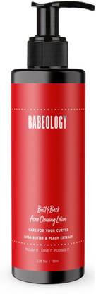 babeology Butt & Back Acne Clearing Lotion- Visible Brightens Your Skin Tone