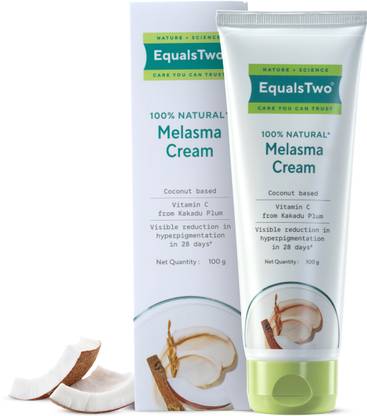 EqualsTwo Natural Melasma Cream 100g, Kakadu Plum, Marshmellow & Licorice roots