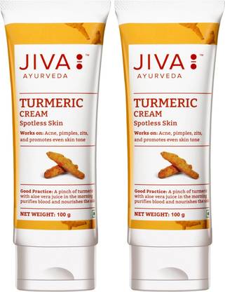 JIVA Turmeric Cream 100 gm Pack of 2