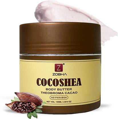 Zobha Deep Nourishment Body Butter with Cocoa & Almond Oils
