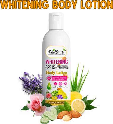 Phillauri Body Lotion SPF 15+ moisturisation |Glowing Skin Fairness Body Lotion