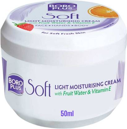 BOROPLUS BORO PLUS SOFT LIGHT MOISTURIZING CREAM FOR MOISTUTRE & NOURISH SKIN - 50ml x 1