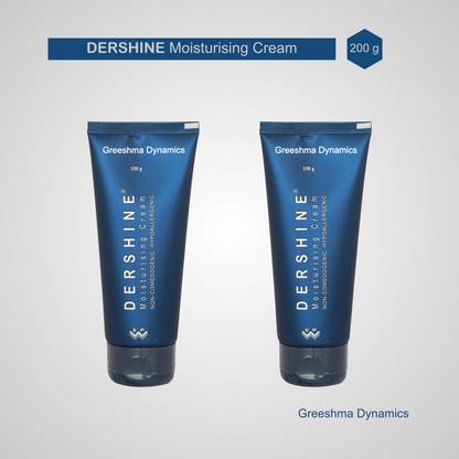 Dershine Non-Comedogenic, Hypoallergenic Moisturising Cream, Value Pack