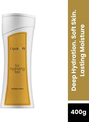 Hydrofil emollient lotion for hydrating feel