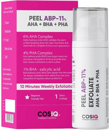 Cos-IQ Beginner Friendly Exfoliating Peel AHA 6% + PH4% + BHA 1%