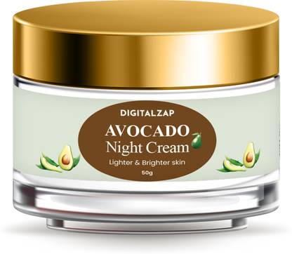 digitalzap Avocado Night Cream for Overnight Hydration with Provitamin B5 50 g