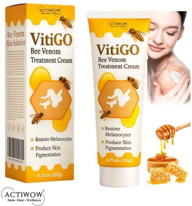 ACTIWOW Vitigo Bee Venom Cream for Glowing Skin Routine Cream Moisturizer