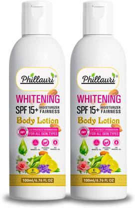 Phillauri Body Lotion for Very Dry Skin, Nourishing Body Milk with 2x Almond Oil