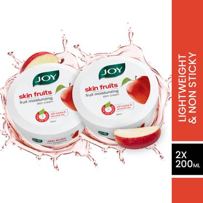Joy Skin Fruits Fruit Moisturizing Skin Cream With Jojoba and Almond Oil, for all skin type