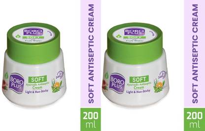 BOROPLUS Soft Ayurvedic Antiseptic Cream|Light & Non-sticky|24H moisturisation