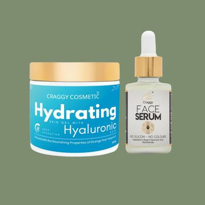 craggy cosmetic Hydrating Gel With Hyaluronic Acid & Hyaluronic Acid Face Serum