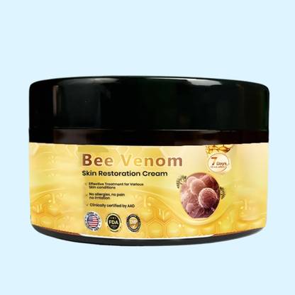 DRIDDLE Bee Venom Skin Restoration Cream, FDA Certified, 7 Days Treatment
