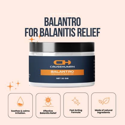 cause human Balantro - Fast-Acting Balanitis Relief Cream