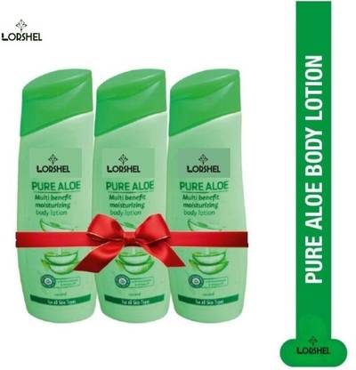 LORSHEL 3pc 100 ml each Pure Aloe Vera Body lotion Swift