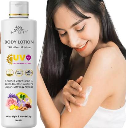 INTIMIFY Body Lotion With SPF 50 | Moisturizes & Nourishes Skin | For Women & Men