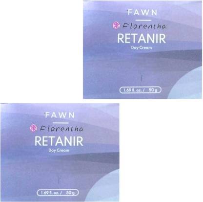 FLORENTHA RETAINR DAY CREAM FOR CLEAR & REFRESHING SKIN PACK OF 50g x 2