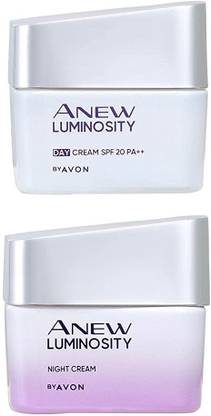 Avon Anew Luminosity Day Cream and Night Cream SPF 20++